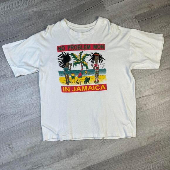 Vintage Beavis And Butthead Weed Smoker 4/20 "No problem Mon in Jamaica” T shirt - Picture 1 of 4